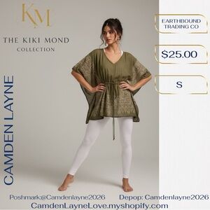 Earthbound Olive and Gold Women's Blouse